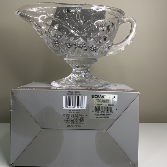 ♦️SOLD♦️ GODINGER DUBLIN GRAVY BOAT BRAND NEW - Picture 7 of 8